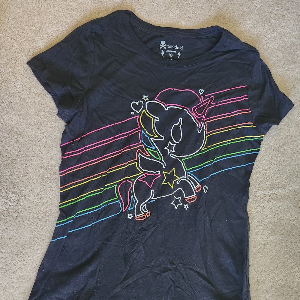 black tokidoki unicorno shirt